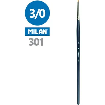 Umělecký štětec Štětec kulatý MILAN č. 3/0 - 301