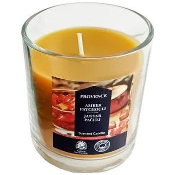 Svíčka Vonná svíčka ve skle PROVENCE 20 hodin jantar a pačuli