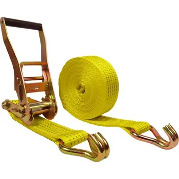 Upínací popruh Upínací popruh dvoudílný s ráčnou 5 t 50 mm , 6 m , ŽLUTÝ