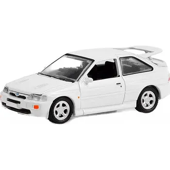 autíčko Ford Escort RS Cosworth 1995 bílá 1:64 Ford Escort RS Cosworth 1995 - kovový model 1/64