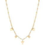 S'Agapõ Pozlacený ocelový náhrdelník s přívěsky Elysium SUM04 + 2 měsíce na vrácení zboží