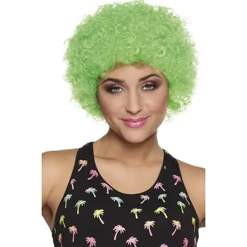 Klaunská paruka zelená
