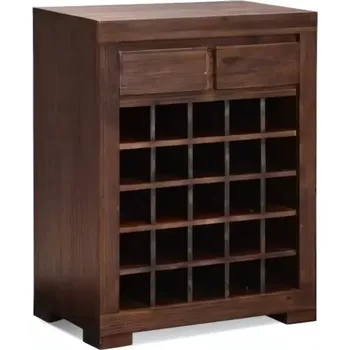 Vinotéka Vinotéka Tecky (Akátové dřevo s kartáčovaným povrchem)