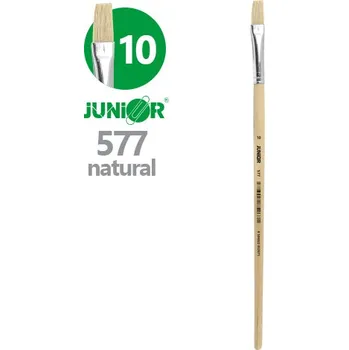 Štětec plochý JUNIOR č. 1 10" 577 Natural