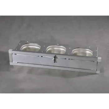 Výsuvný krmný pult s gastronádobami KPVG3