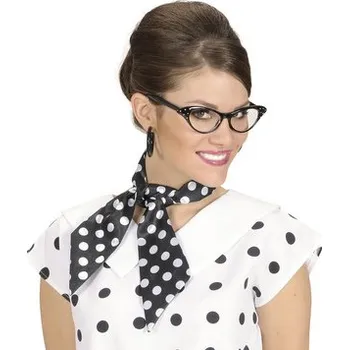 Karnevalový kostým Widmann&nbsp;Šátek s puntíky černobílý