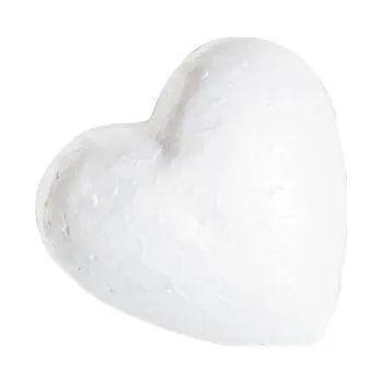 Srdce polystyrenové 50 mm, sada 8 ks