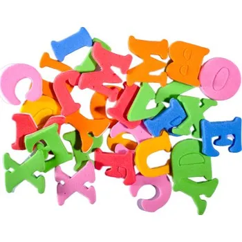 Samolepicí, barevná písmenka 20 ks