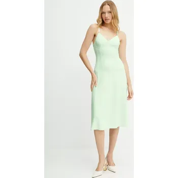 Dámské šaty Šaty Elisabetta Franchi AB74852E2 tyrkysová 65X, vel. 40