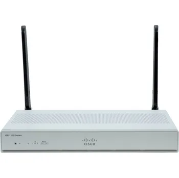 Počítač Cisco C1111-4PLTEEA Router, 4× Gbit RJ-45 LAN, 1× Gbit RJ-45 + 1× Gbit RJ-45/SFP combo WAN, LTE (CAT 6), 3× PoE, 1× USB, stříbrný C1111-4PLTEEA