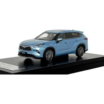 autíčko Toyota Highlander 2022 1:64 modrá - LCD Models Toyota High Lander - kovový model auta 1/64