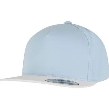 Kšiltovka 5 panelová Snapback kšiltovka 6007/6007T light blue-white onesize