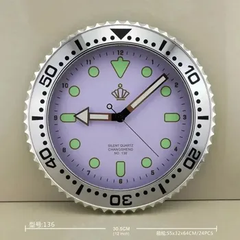 Hodiny Moderní tiché nástěnné hodiny quartz | nástěnné hodiny, moderní hodiny - H