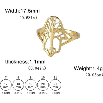 Prsten Dámský prsten strom života | šperk - D Zlato , 7