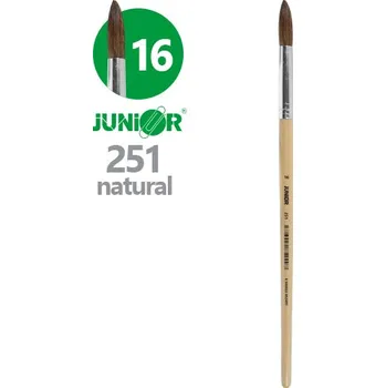 Umělecký štětec Štětec kulatý JUNIOR č. 2 16" 251 Natural
