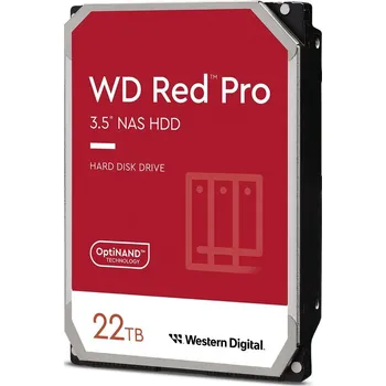 Ukládání dat WD Red Pro 22TB Pevný disk, interní, 22TB, SATA III, 3,5'', 7200 rpm, 512MB WD221KFGX