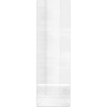 Vrecko číre (OPP) s obdĺžnikovým dnom 7+4 x 22 cm [100 ks]