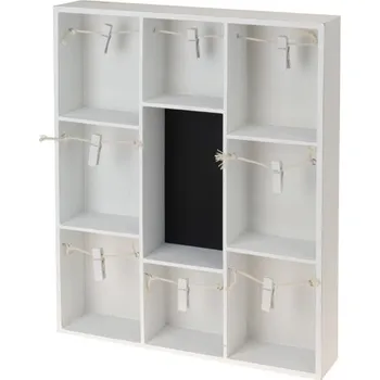 Rám na obraz Fotorámeček se skřipci, dřevěný (polička malá)