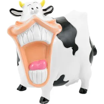 Pokladnička Pokladnička keramická - kravička 15x15 cm