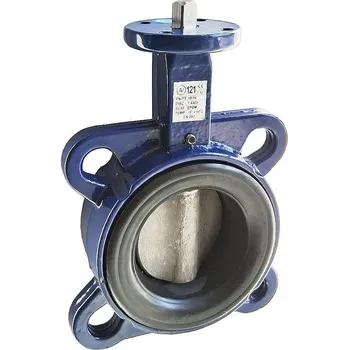 Mezipřírubová motýlová klapka bez páky TORK KV.W121.100 DN100 Disk 316SS