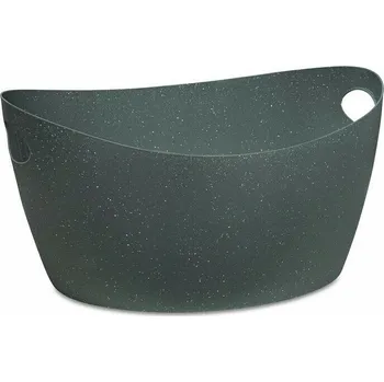 Úložný box BOTTICHELLI L 15l džber na prádlo, hračky, na osázení kytek.. tmavě šedý Organic KOZIOL (barva-organic tmavě šedá)