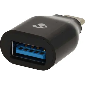 Nedis CCGB60915BK Redukce, adaptér, zástrčka USB-C, zásuvka USB, rozhraní USB 3.0, černá CCGB60915BK