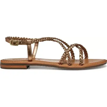 Dámské sandále Kožené sandály Geox D SOZY S dámské, hnědá barva, D55LXD 000KY C6008 D55LXD.000KY.C6008 88X, EUR 37