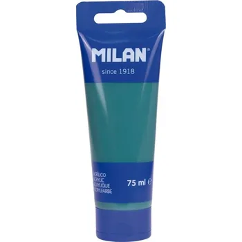 Barva akrylová MILAN 75 ml - zelená smaragdová
