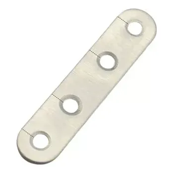 Nábytkové kování Nerezová plochá spojka 75x16x1,6mm (PLAA77)