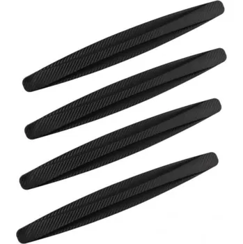 Lišta karosérie 4 CAR Lišty na nárazníky imitace carbonu černé 4ks