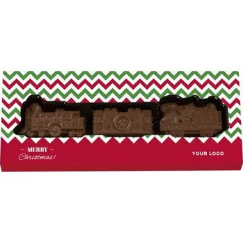 Čokoláda Vánoční čokoládový vlak 100ks