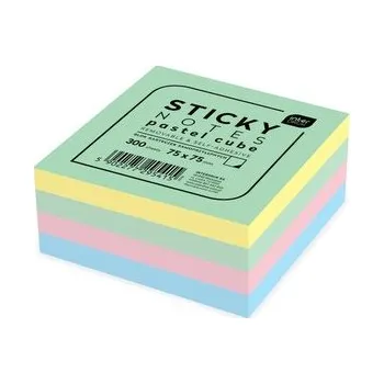 Set školních potřeb Karteczki samoprzylepne Pastel 75x75mm 300K