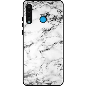 Pouzdro na mobilní telefon Lesklé pouzdro Exclusive iSaprio - White Marble 01 - Huawei P30 Lite