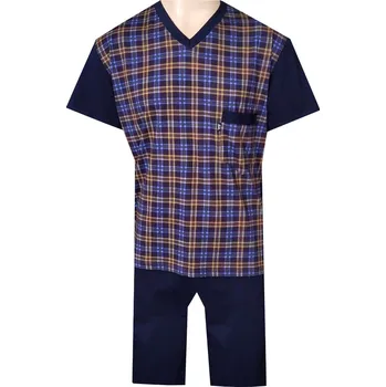 Pánské pyžamo Pánské Pyžamo Krátké FOLTÝN PK 497 Velikost: M