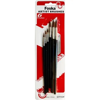 Umělecký štětec Štětec sada 6-kusová