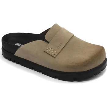 Dámská zdravotní obuv LEON 6001 Dámské korkové pantofle na platformě - Šedá Velikost: 38