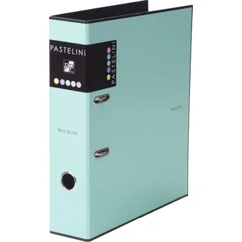 Pořadač A4 lamino páka 7cm PASTELINI zelená