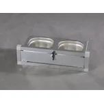 Výsuvný krmný pult s gastronádobami KPVG2