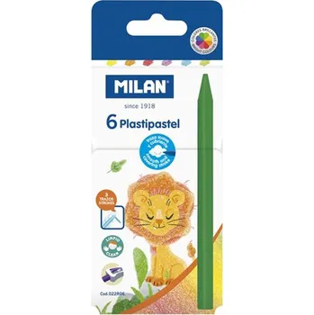 Pastelka Pastelky MILAN kulaté plastické 6 ks