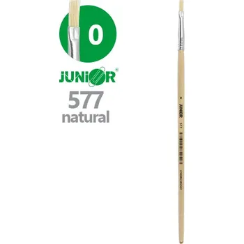 Štětec plochý JUNIOR č. 1 0" 577 Natural