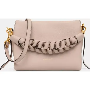 Kabelka Kožená kabelka Coccinelle béžová barva E1.M50.58.01.01 80C, vel. ONE SIZE