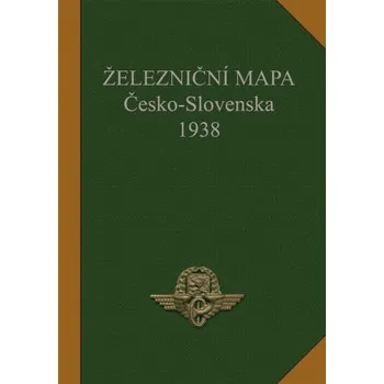 Železniční mapa Československa 1938