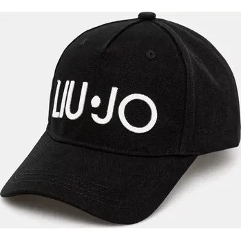 Kšiltovka Kšiltovka Liu Jo dámská, černá barva, hladká, VA5201.T0300 99X, vel. ONE SIZE