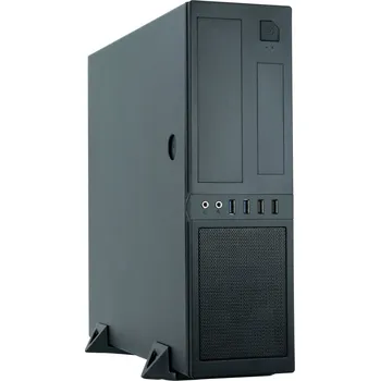 PC skříň CHIEFTEC CS-12B-300 300W Skříň, Mini Tower, zdroj 300W, mATX, 2x USB 3.0, 2x USB 2.0, 2x 3,5mm jack, černá CS-12B-300