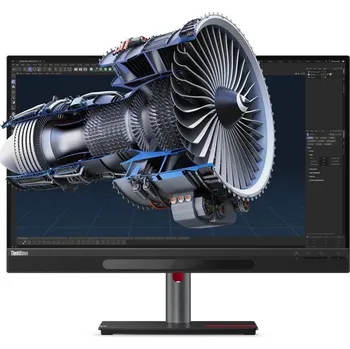 Monitor Lenovo ThinkVision 27 3D 27" LED monitor, 3D, 27", IPS, 3840×2160, 1200:1, 4ms, 310cd/m2, 2× HDMI, DP, 4× USB 3.0, 2× USB-C, LAN, Pivot, en. tř. G, černý 63F1UAT3EU