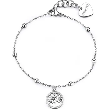 Náramek S'Agapõ Ocelový náramek s přívěskem Strom života Witch SWH20 + 2 měsíce na vrácení zboží