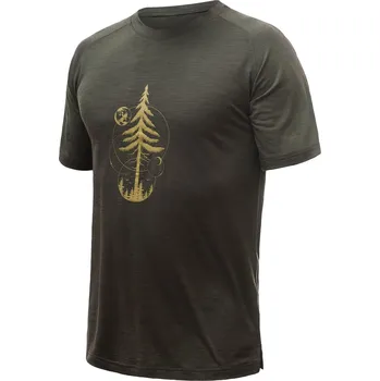 Pánské triko Sensor Merino Air Pt Earth Velikost: XL / Barva: tmavě zelená
