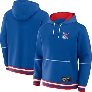 Pánská mikina Fanatics Pánská mikina New York Rangers NHL Foundation Hoodie Velikost: S