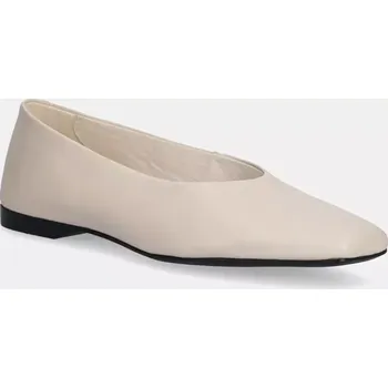Dámské baleríny Kožené baleríny Vagabond Shoemakers DELIA béžová barva, 5907-101-02 5907.101.02 80X, EUR 36