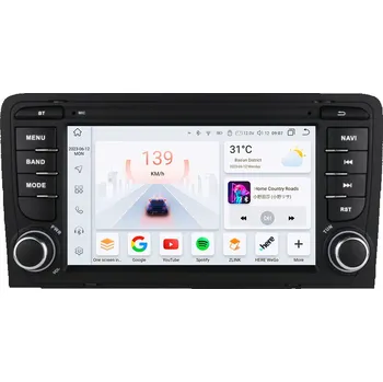 Autorádio HIZPO ADA37001 Autorádio 7“ Android 13 Audi A3 8P Model: 6SADA37001P (6+64GB)